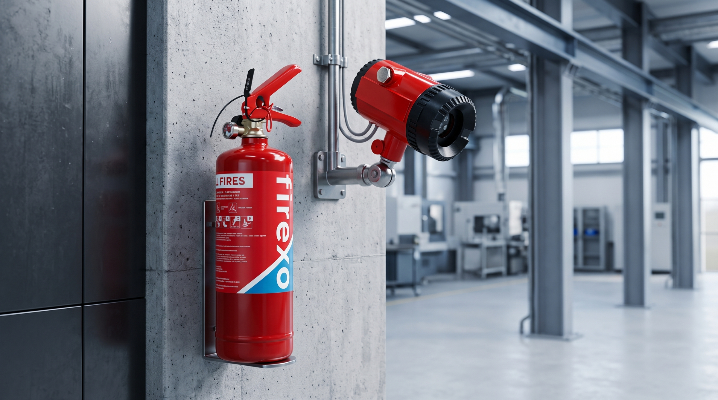 fire suppression cylinder bank